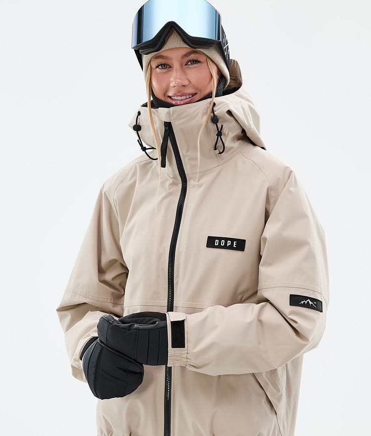 Dope Spartan W Skijacke Damen Sand, Image 4 of 8