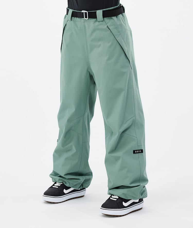 Dope Big W 2024 Snowboardhose Damen Faded Green, Bild 1 von 5