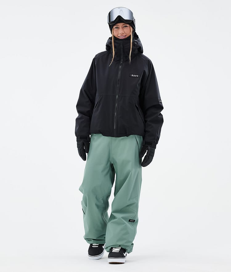 Dope Big W 2024 Snowboardhose Damen Faded Green, Bild 2 von 5
