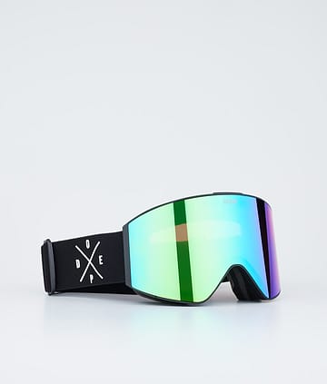 Dope Sight Skibrille Black/Green Mirror