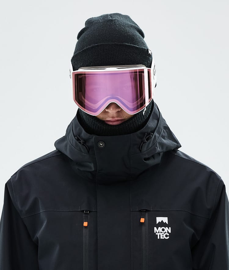 Montec Scope Skibrille White W/Pink Sapphire Mirror, Bild 3 von 6