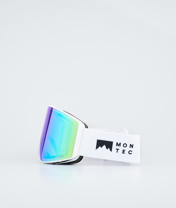 Montec Scope Skibrille White W/Tourmaline Green Mirror, Bild 5 von 6