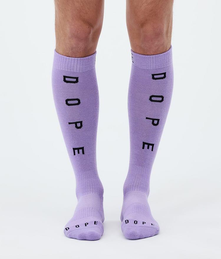 Dope Essential Skisocken Faded Violet, Bild 2 von 3