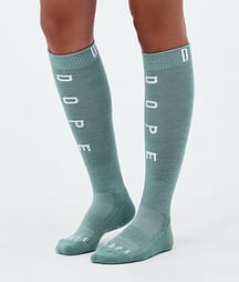 Dope Essential Skisocken Faded Green