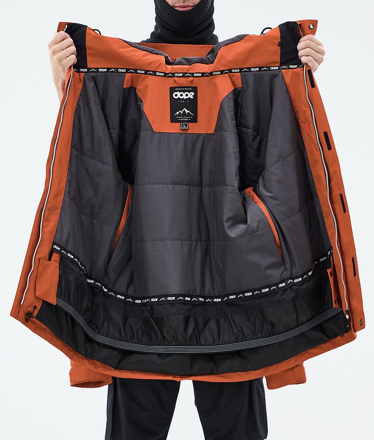 Dope Adept Skijacke Herren Burned Orange, Bild 9 von 9