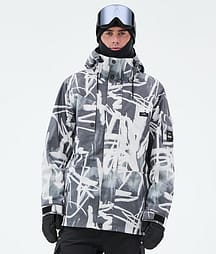 Dope Adept Skijacke Herren Scribble Black