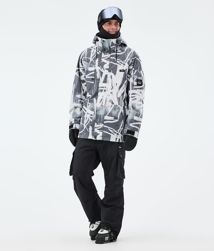 Dope Adept Skijacke Herren Scribble Black, Bild 2 von 9