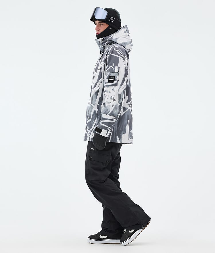 Dope Adept Snowboardjacke Herren Scribble Black, Bild 3 von 9
