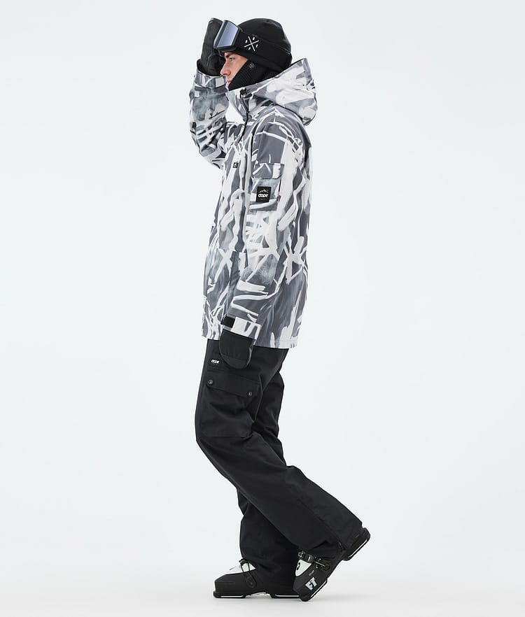 Dope Adept Skijacke Herren Scribble Black, Bild 3 von 9