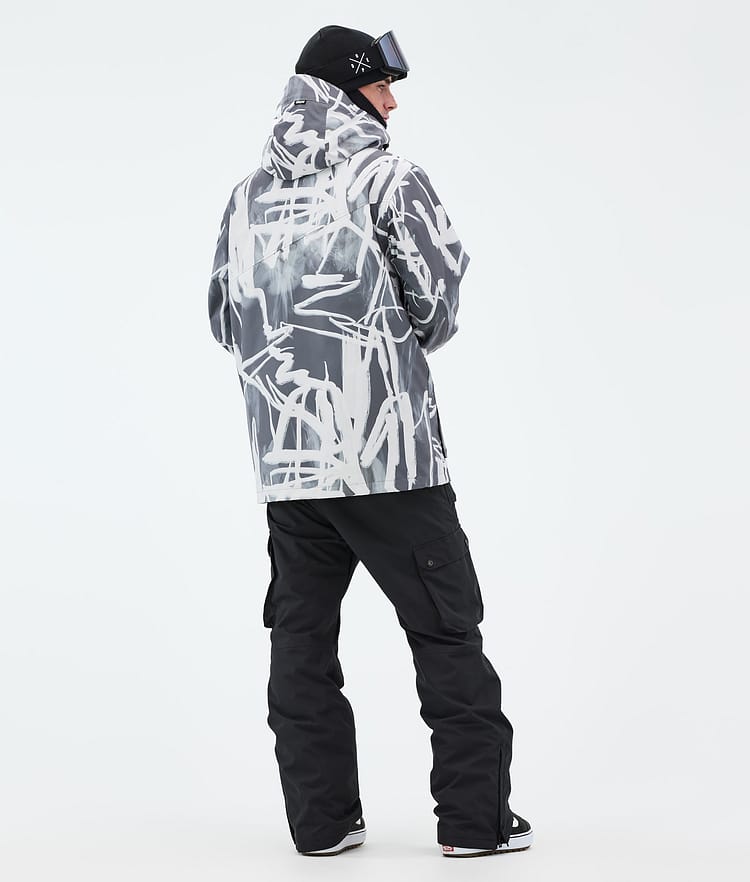 Dope Adept Snowboardjacke Herren Scribble Black, Bild 4 von 9