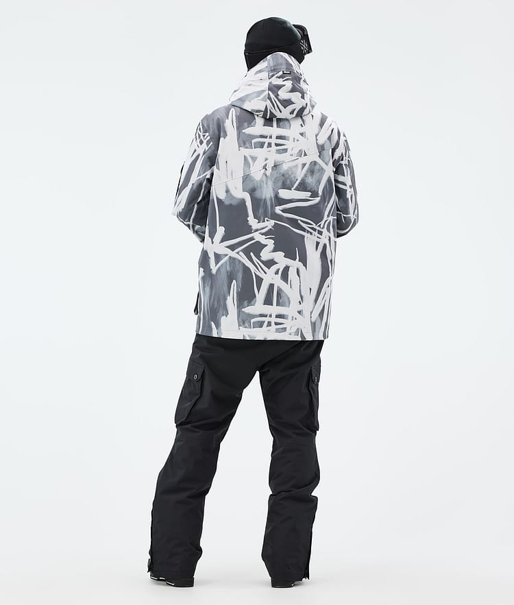 Dope Adept Skijacke Herren Scribble Black, Bild 4 von 9