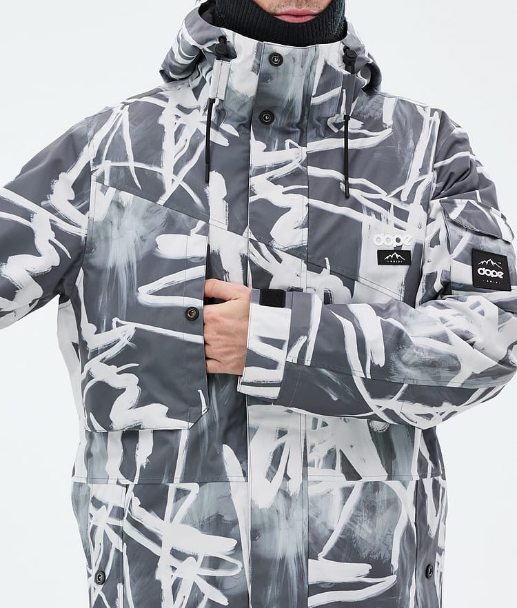 Dope Adept Skijacke Herren Scribble Black, Bild 8 von 9