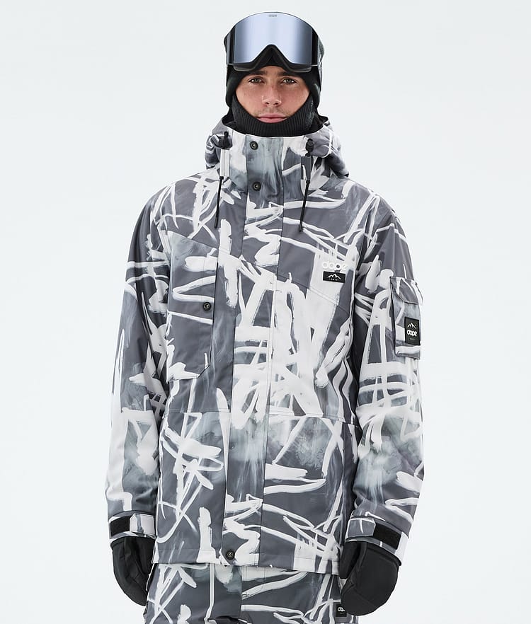 Dope Adept Snowboardjacke Herren Scribble Black Renewed, Bild 1 von 9