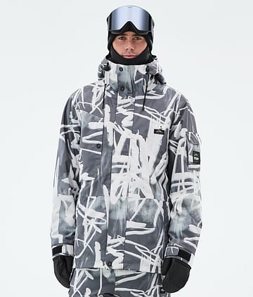 Dope Adept Skijacke Herren Scribble Black