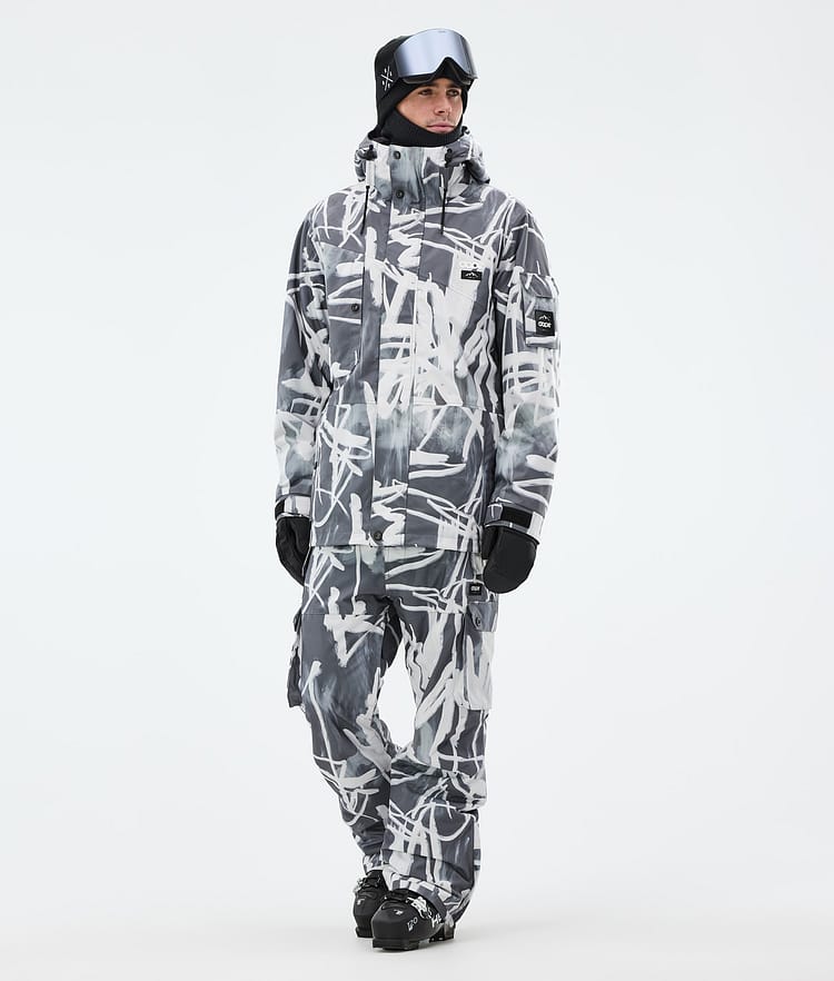 Dope Adept Skijacke Herren Scribble Black, Bild 2 von 9