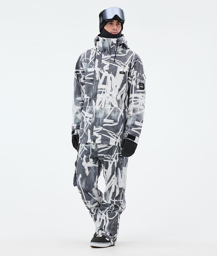 Dope Adept Snowboardjacke Herren Scribble Black Renewed, Bild 2 von 9