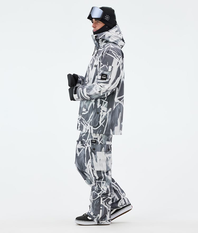 Dope Adept Snowboardjacke Herren Scribble Black Renewed, Bild 3 von 9