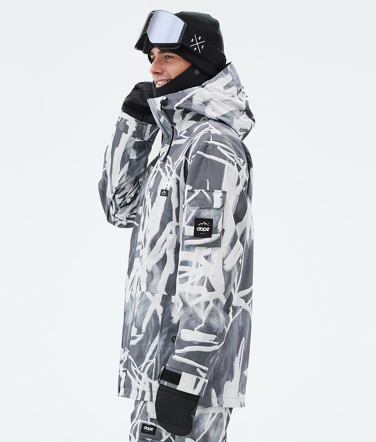 Dope Adept Snowboardjacke Herren Scribble Black Renewed, Bild 5 von 9