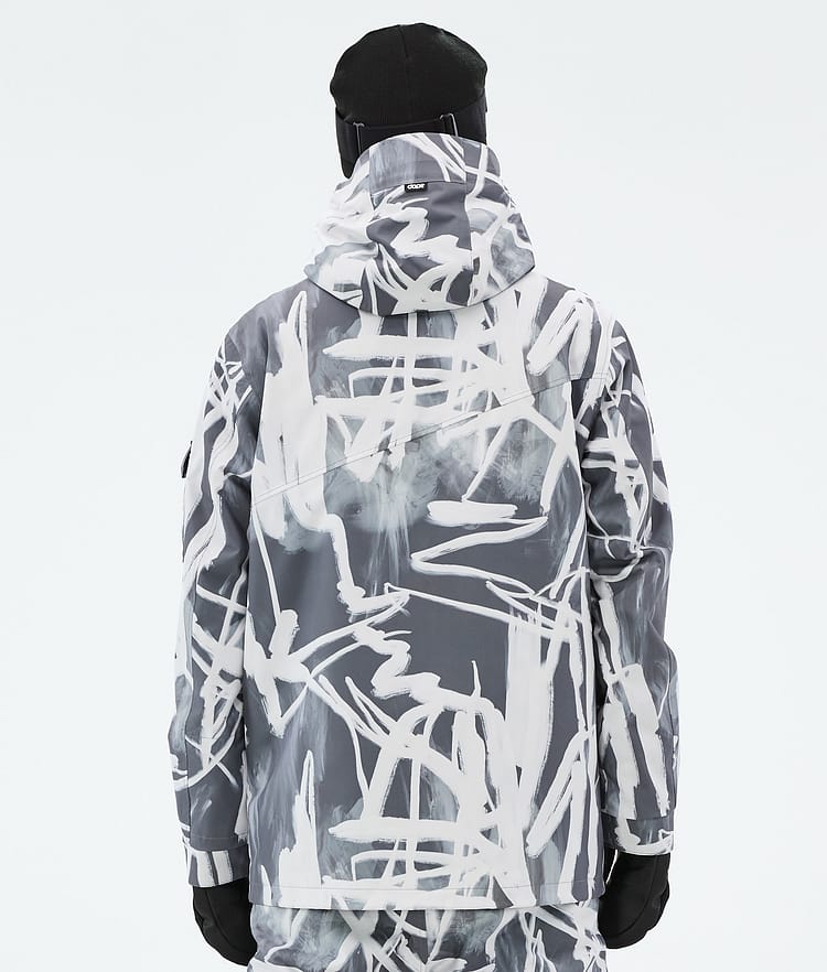 Dope Adept Snowboardjacke Herren Scribble Black Renewed, Bild 6 von 9