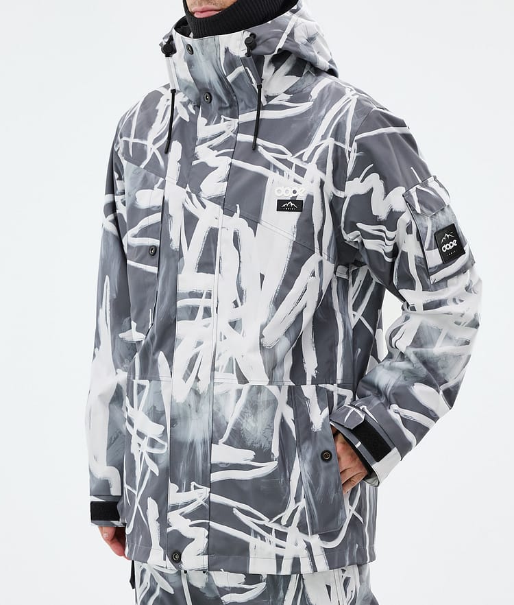 Dope Adept Snowboardjacke Herren Scribble Black Renewed, Bild 7 von 9