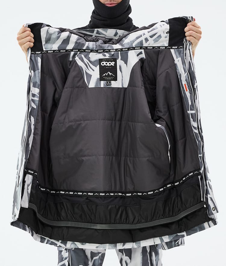 Dope Adept Snowboardjacke Herren Scribble Black Renewed, Bild 9 von 9
