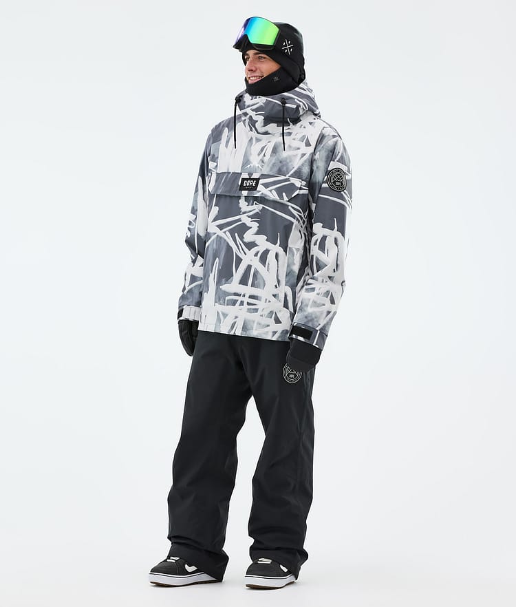 Dope Blizzard Snowboardjacke Herren Scribble Black, Bild 2 von 8
