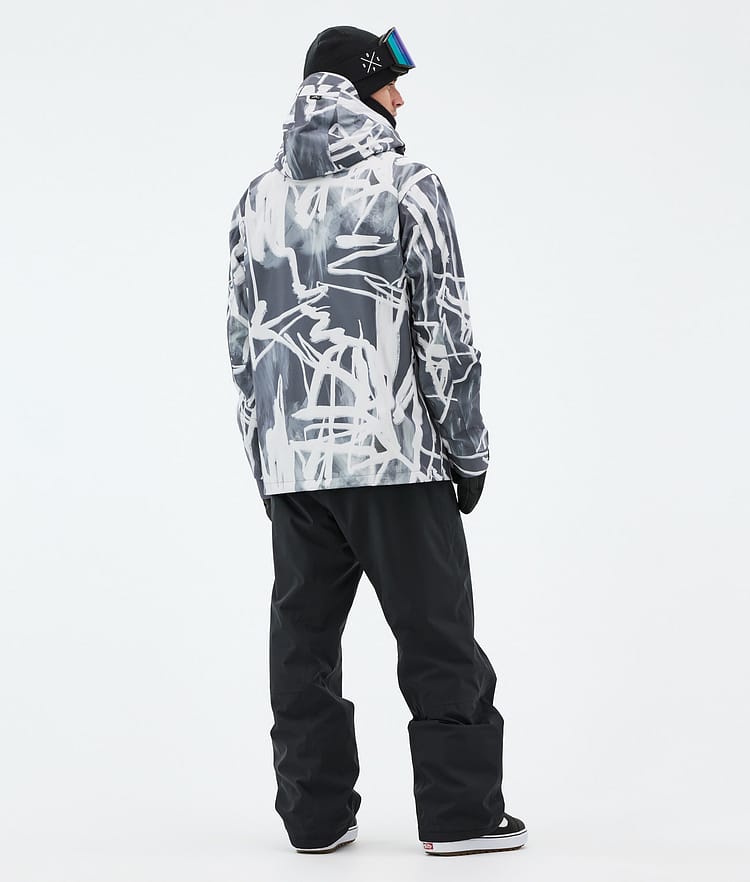Dope Blizzard Snowboardjacke Herren Scribble Black, Bild 4 von 8