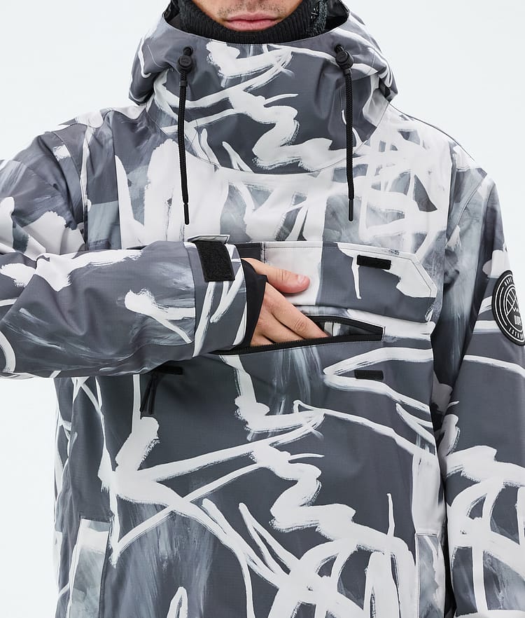 Dope Blizzard Snowboardjacke Herren Scribble Black, Bild 8 von 8