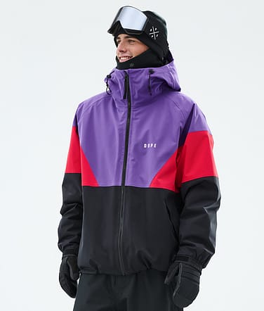 Dope Spartan Snowboardjacke Herren Sport Vivid Purple/Red/Black