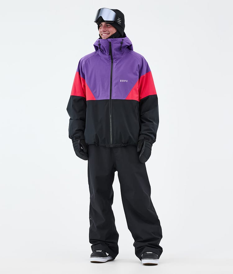 Dope Spartan Snowboardjacke Herren Sport Vivid Purple/Red/Black, Bild 2 von 8