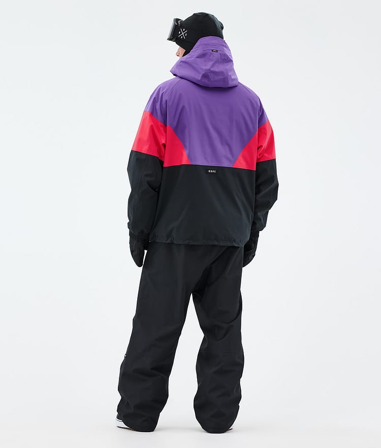 Dope Spartan Snowboardjacke Herren Sport Vivid Purple/Red/Black, Bild 4 von 8