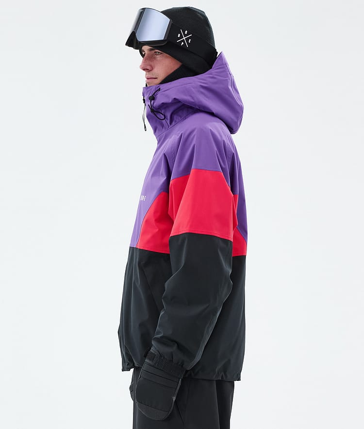 Dope Spartan Skijacke Herren Sport Vivid Purple/Red/Black, Bild 5 von 8