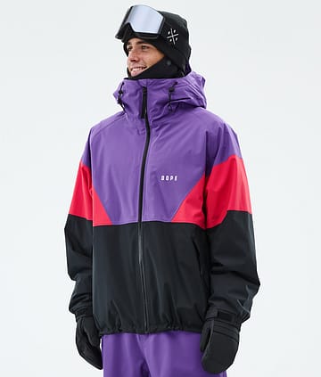 Dope Spartan Snowboardjacke Herren Sport Vivid Purple/Red/Black