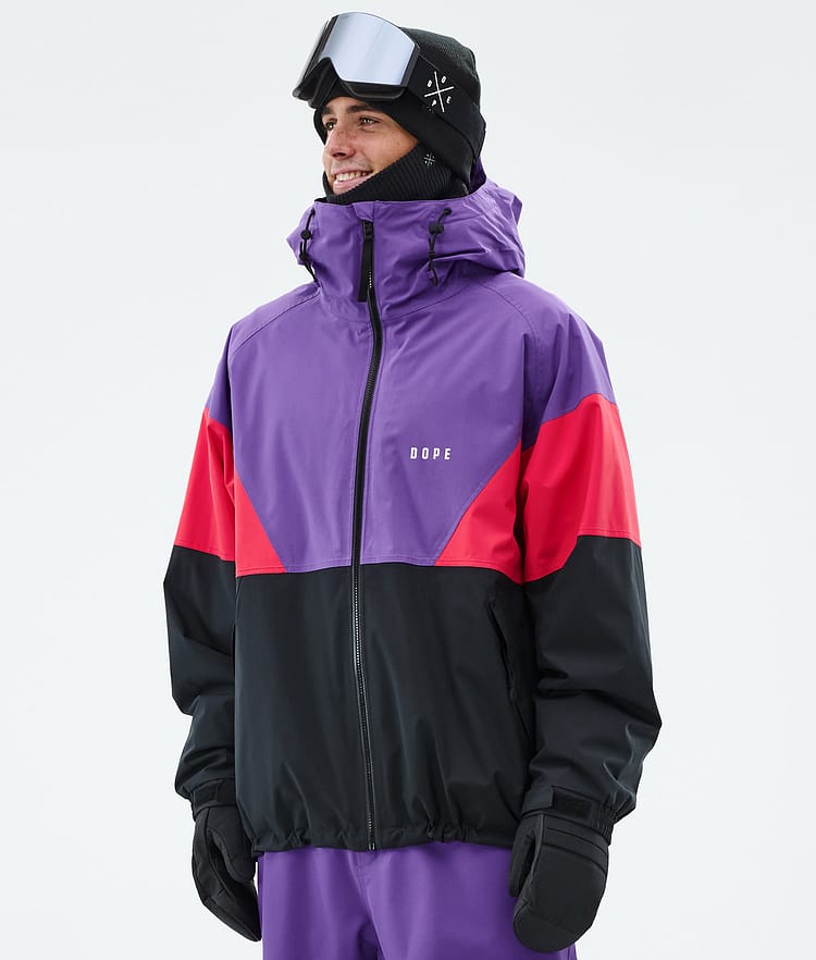 Dope Spartan Snowboardjacke Herren Sport Vivid Purple/Red/Black, Bild 1 von 8