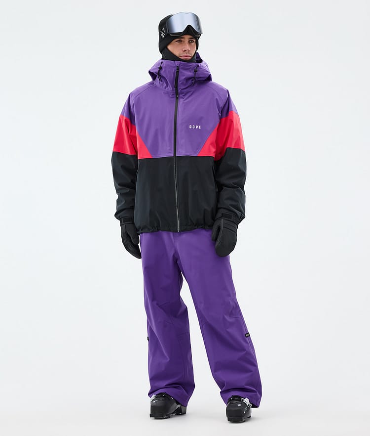 Dope Spartan Skijacke Herren Sport Vivid Purple/Red/Black, Bild 2 von 8
