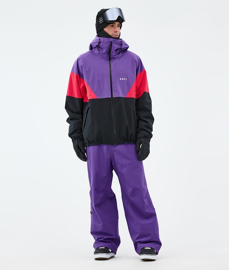 Dope Spartan Snowboardjacke Herren Sport Vivid Purple/Red/Black, Bild 2 von 8