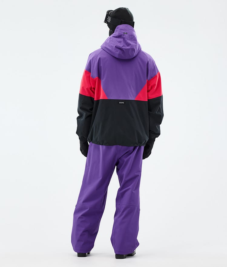 Dope Spartan Skijacke Herren Sport Vivid Purple/Red/Black, Bild 4 von 8