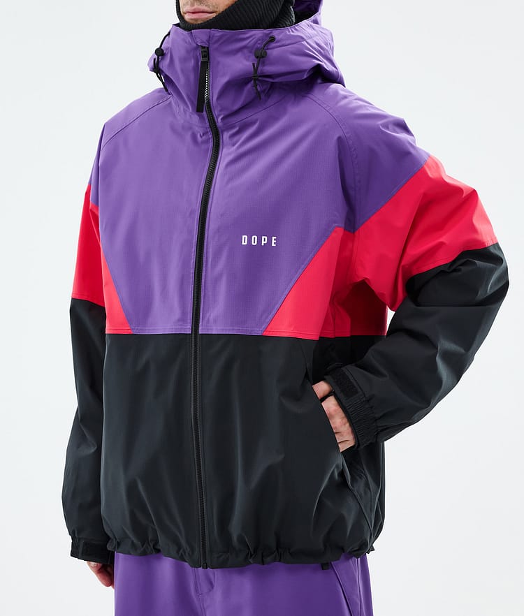 Dope Spartan Skijacke Herren Sport Vivid Purple/Red/Black, Bild 7 von 8