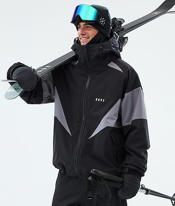Dope Spartan Skijacke Spike Black/Light Pearl