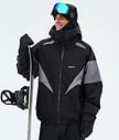 Dope Spartan Snowboardjacke Herren Spike Black/Light Pearl
