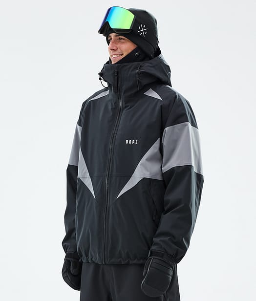 Dope Spartan Skijacke Herren Spike Black/Light Pearl