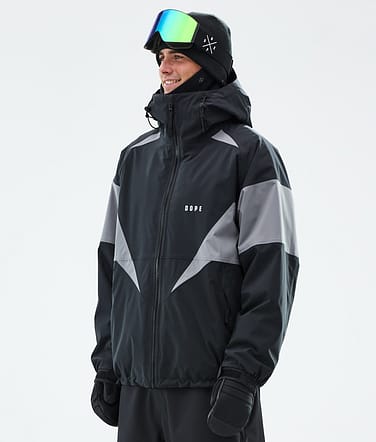 Dope Spartan Snowboardjacke Herren Spike Black/Light Pearl