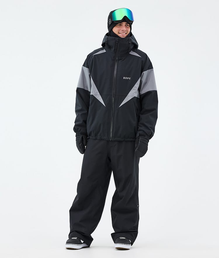 Dope Spartan Snowboardjacke Herren Spike Black/Light Pearl, Bild 2 von 8