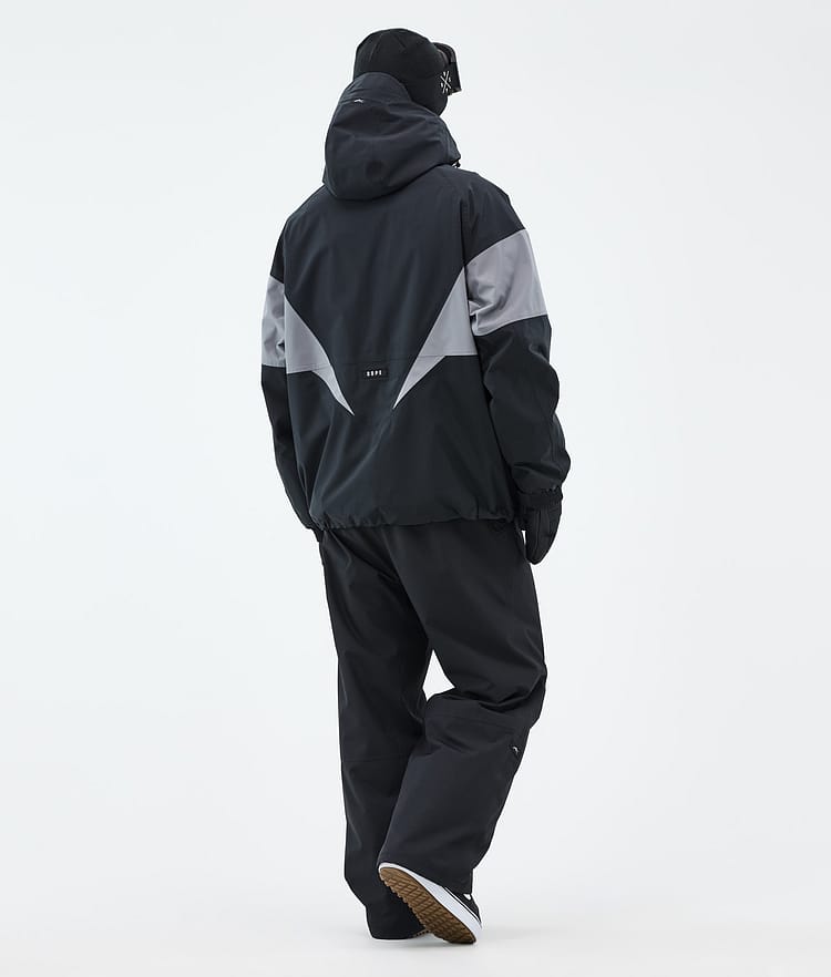Dope Spartan Snowboardjacke Herren Spike Black/Light Pearl, Bild 4 von 8