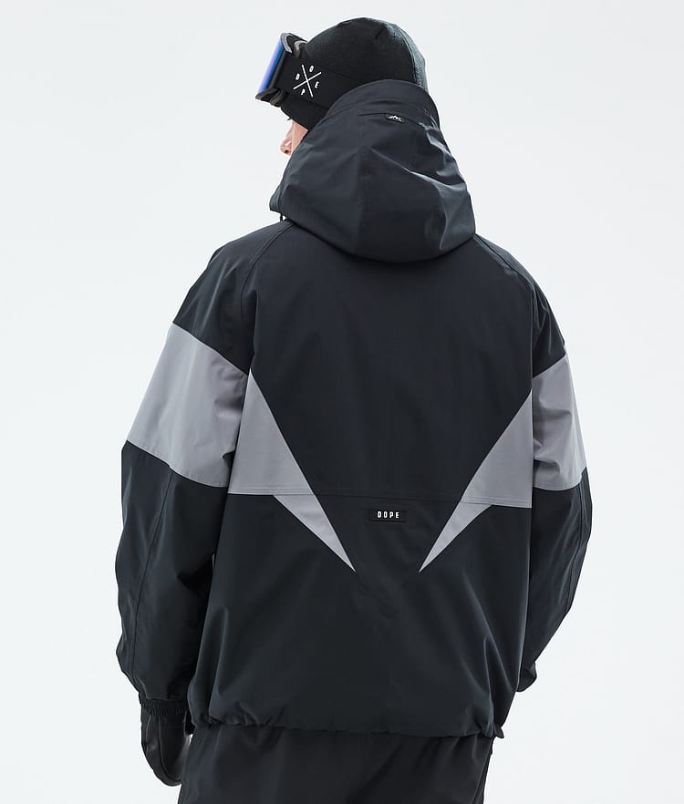 Dope Spartan Snowboardjacke Herren Spike Black/Light Pearl, Bild 6 von 8