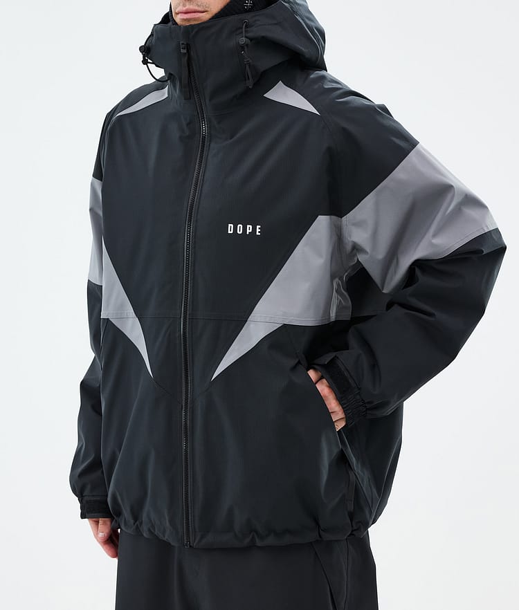 Dope Spartan Snowboardjacke Herren Spike Black/Light Pearl, Bild 7 von 8