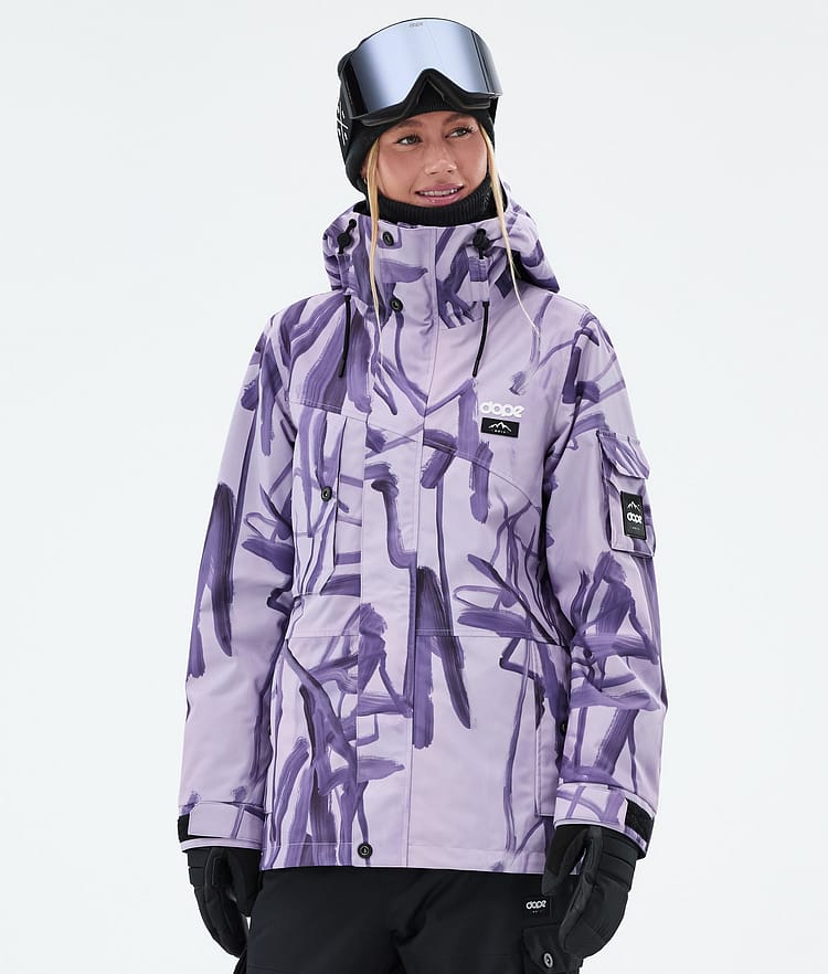Dope Adept W Snowboardjacke Damen Scribble Purple, Bild 1 von 9