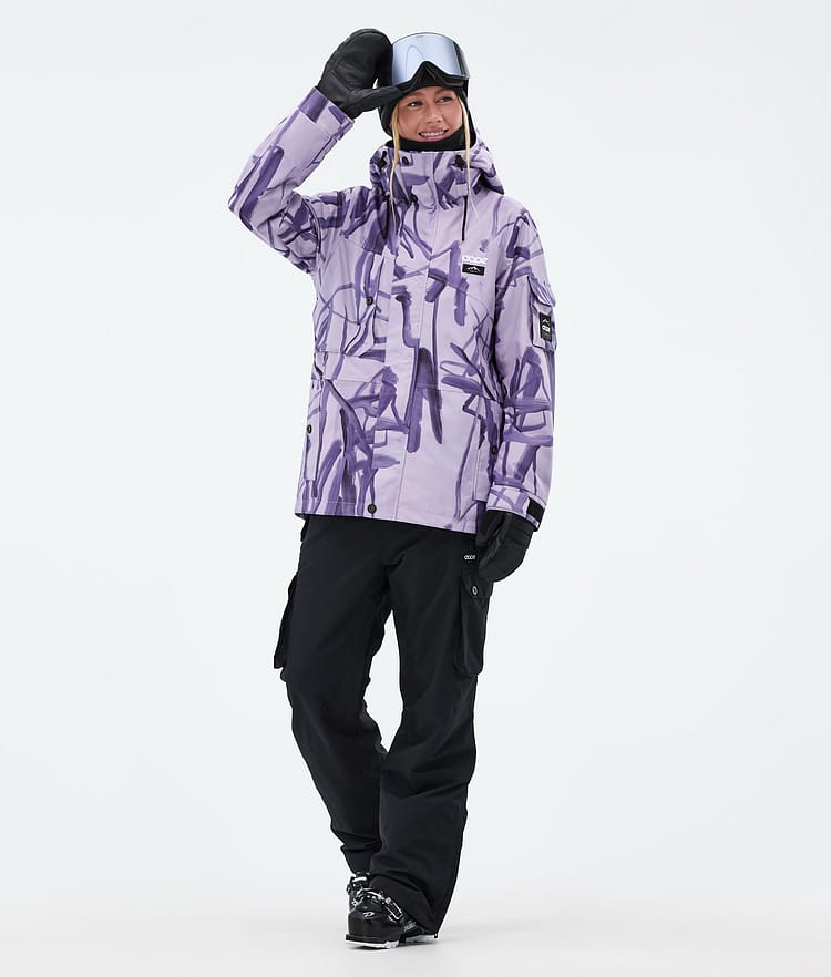 Dope Adept W Skijacke Damen Scribble Purple, Bild 2 von 9