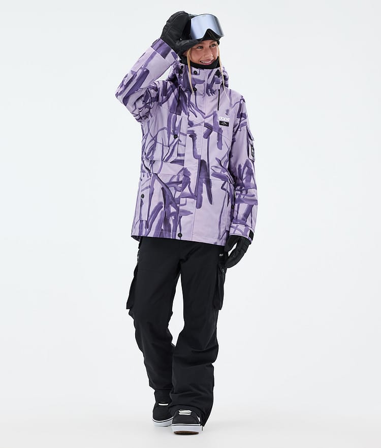 Dope Adept W Snowboardjacke Damen Scribble Purple, Bild 2 von 9