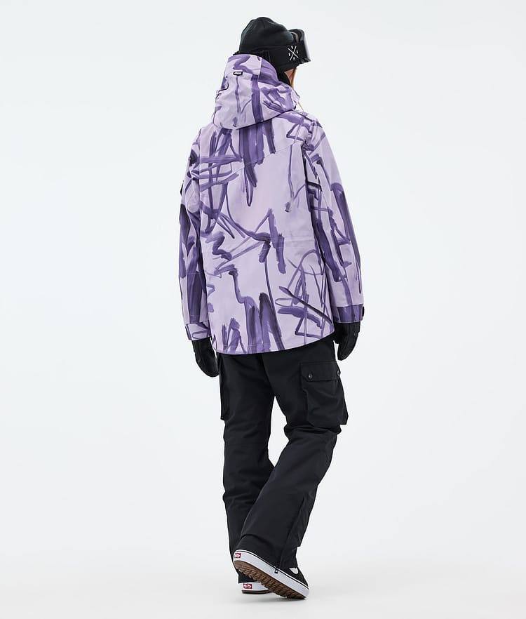 Dope Adept W Snowboardjacke Damen Scribble Purple, Bild 4 von 9